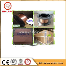 Cable de soldadura de revestimiento de cobre MIG / MAG ER70S6 / ER7-s4